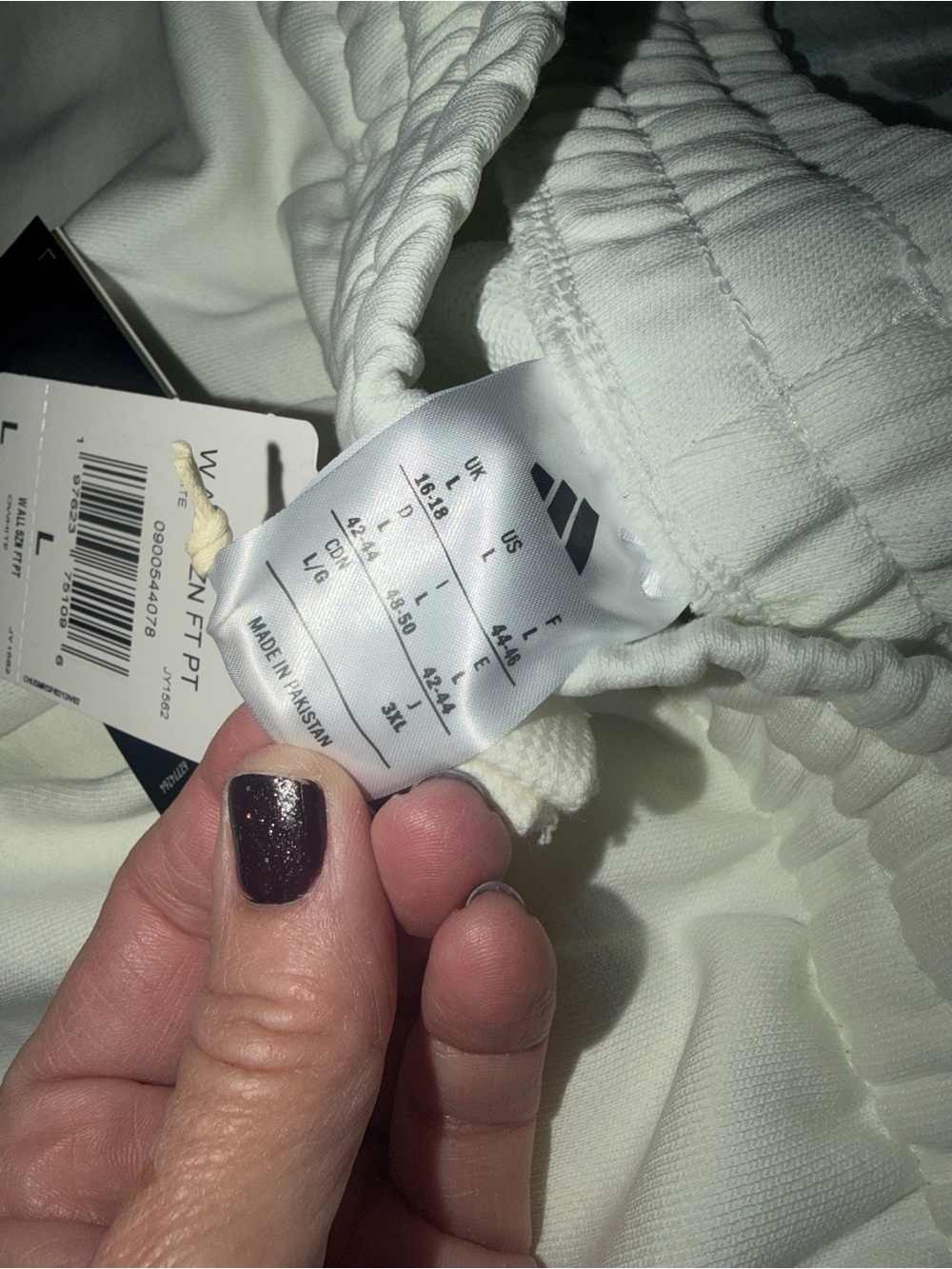 NEW NWT ADIDAS $60.75 OFF WHITE WALL SZN FT PT - Sweatpants/ Pants - Picture 8 of 14